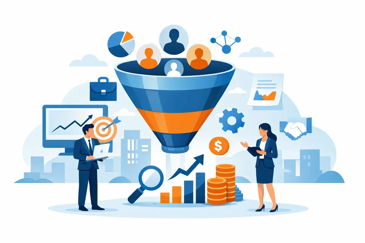 Cómo diseñar un funnel de ventas B2B