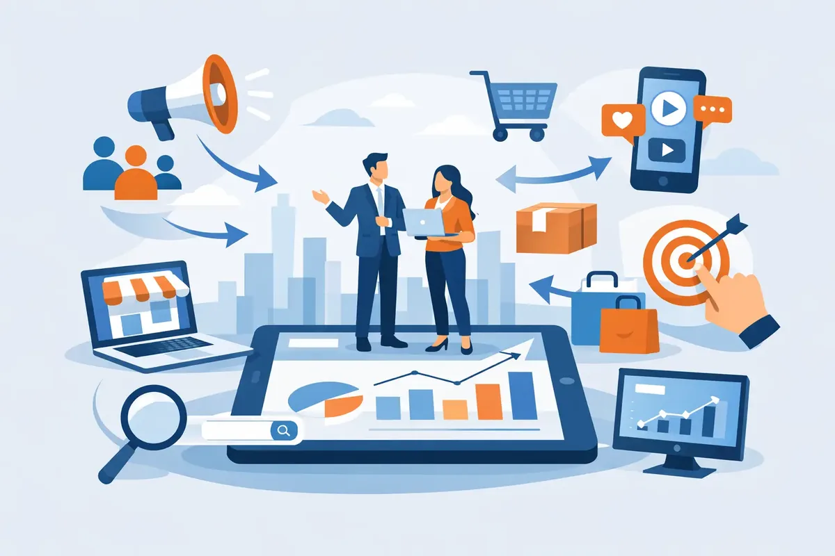 Estrategia de adquisición multicanal para pymes