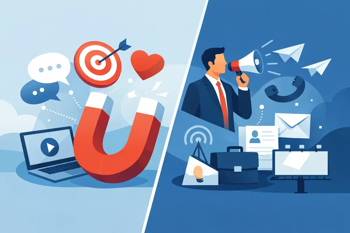 Inbound Marketing vs Outbound: cuál conviene