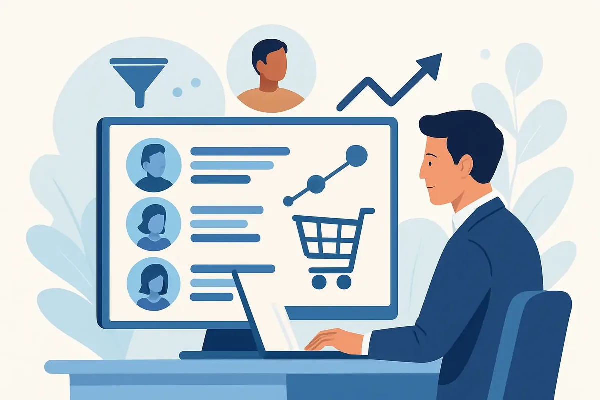 Lead scoring en CRM que sí impulsa ventas