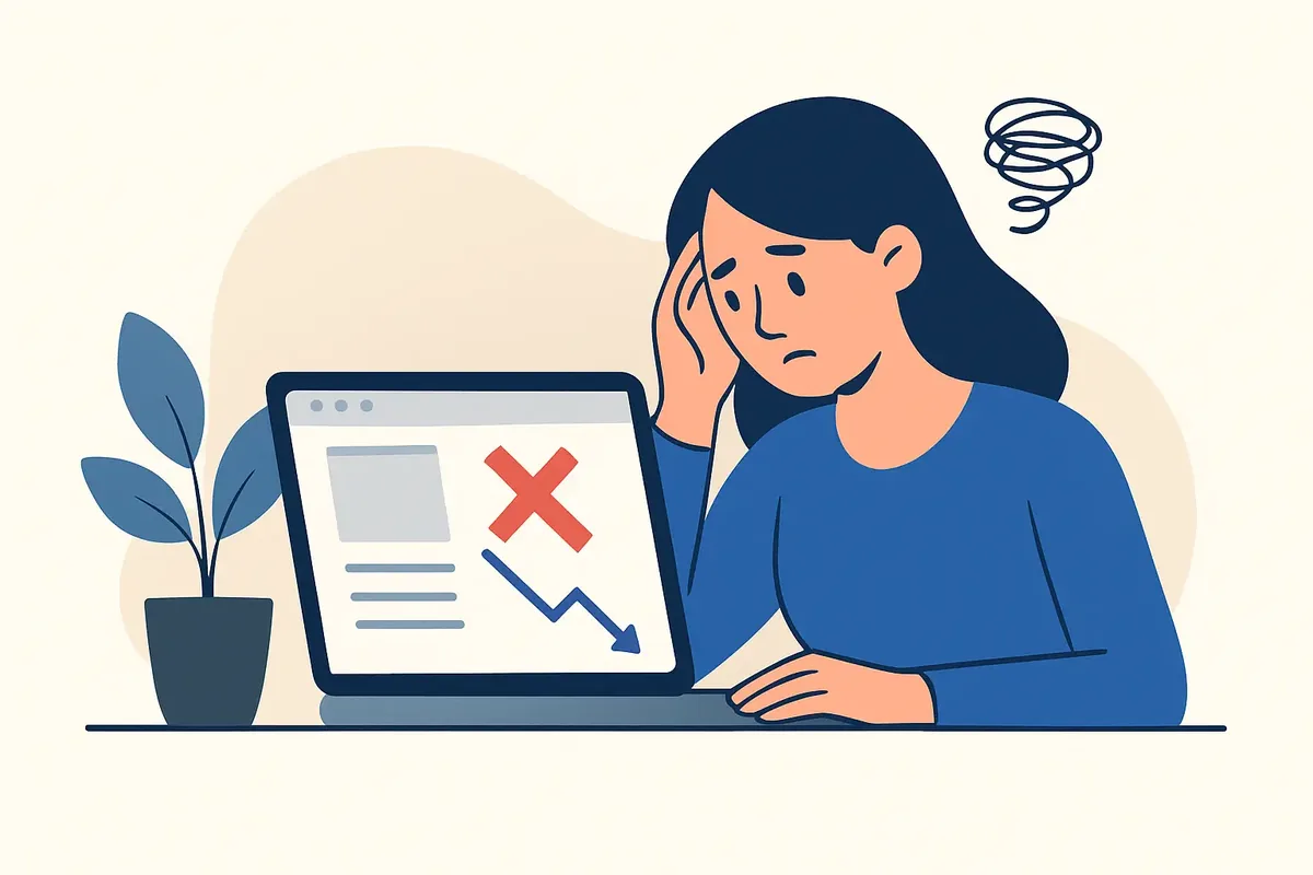 Por qué mi web no convierte: 9 causas reales