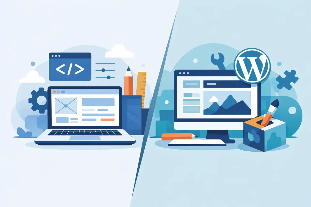 Web a medida vs WordPress: qué conviene