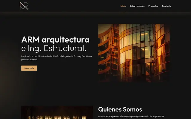 Portada de la web de ARM Arquitectura