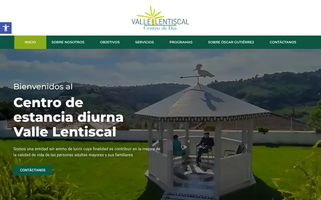Portada de la web de Valle Lentiscal