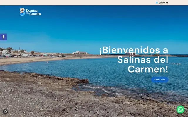 Portada de la web de Salinas del Carmen