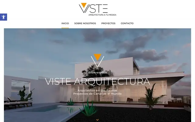 Portada de la web de Viste Arquitectura